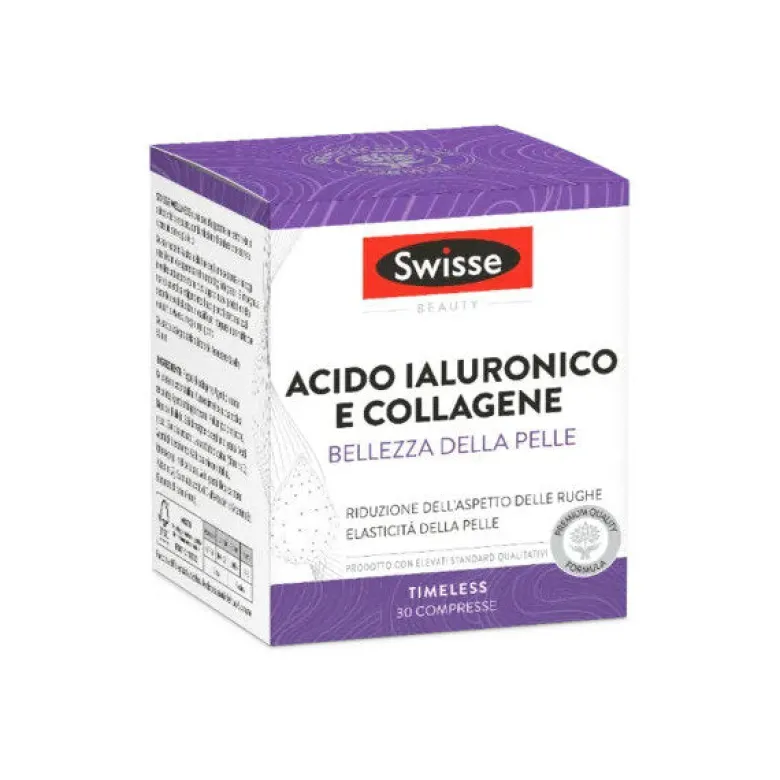 Swisse Beauty Acido Ialuronico e Collagene 30 Compresse