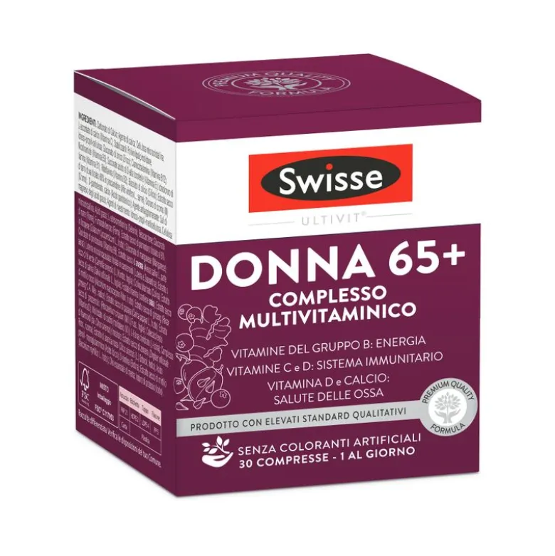 Swisse Donna 65+ Complesso Multivitaminico 30 compresse
