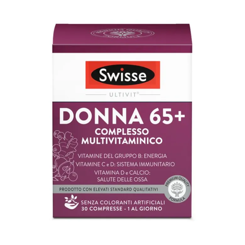 Swisse Donna 65+ Complesso Multivitaminico 30 compresse