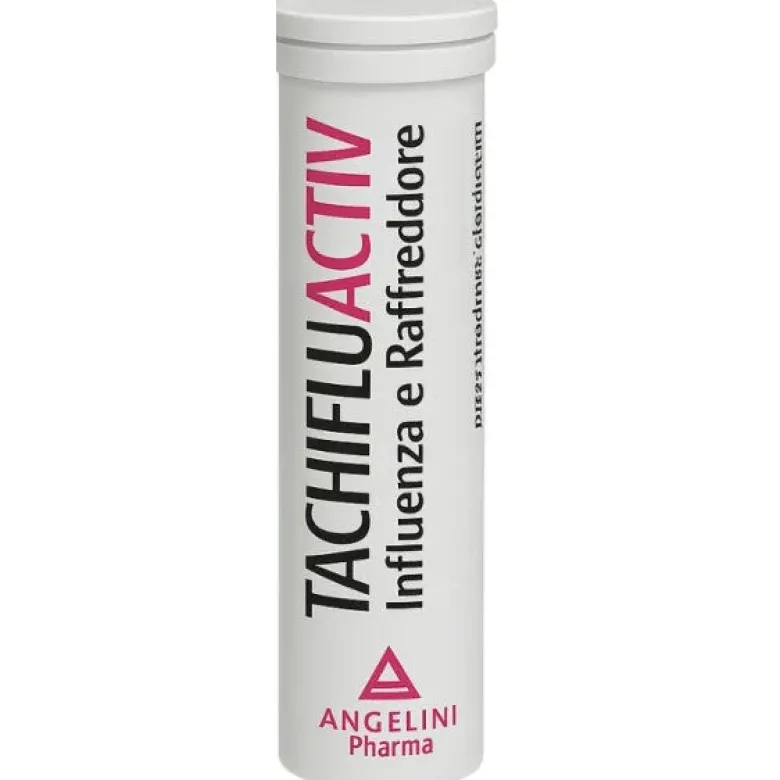 Tachifluactiv Influenza E Raffreddore 500mg+60mg 10 Compresse Effervescenti