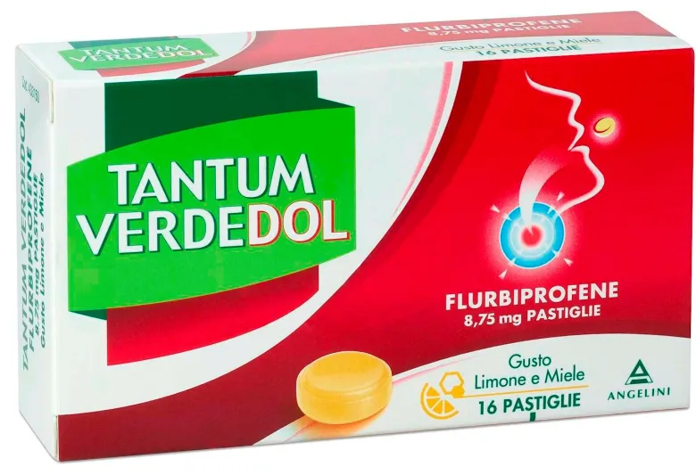 Tantum Verdedol 16 pastiglie gusto limone e miele