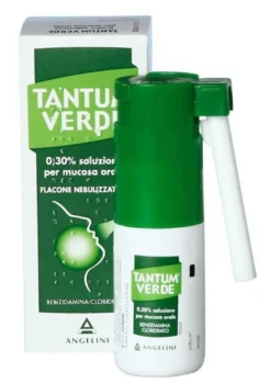Tantum Verde spray 0,30% soluzione per mucosa orale 15ml