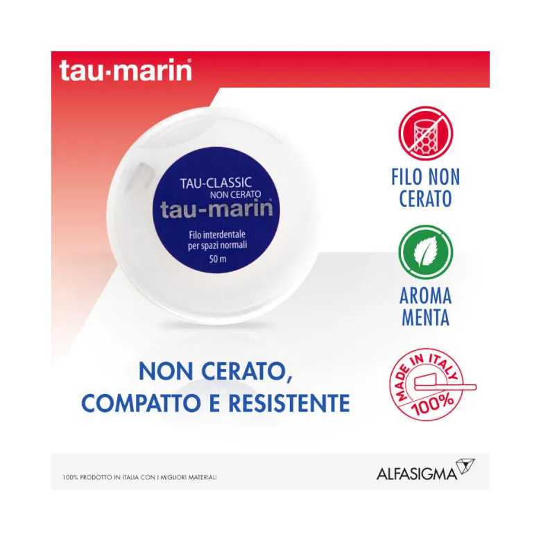 Tau-marin Filo interdentale tau-classic non cerato 50m