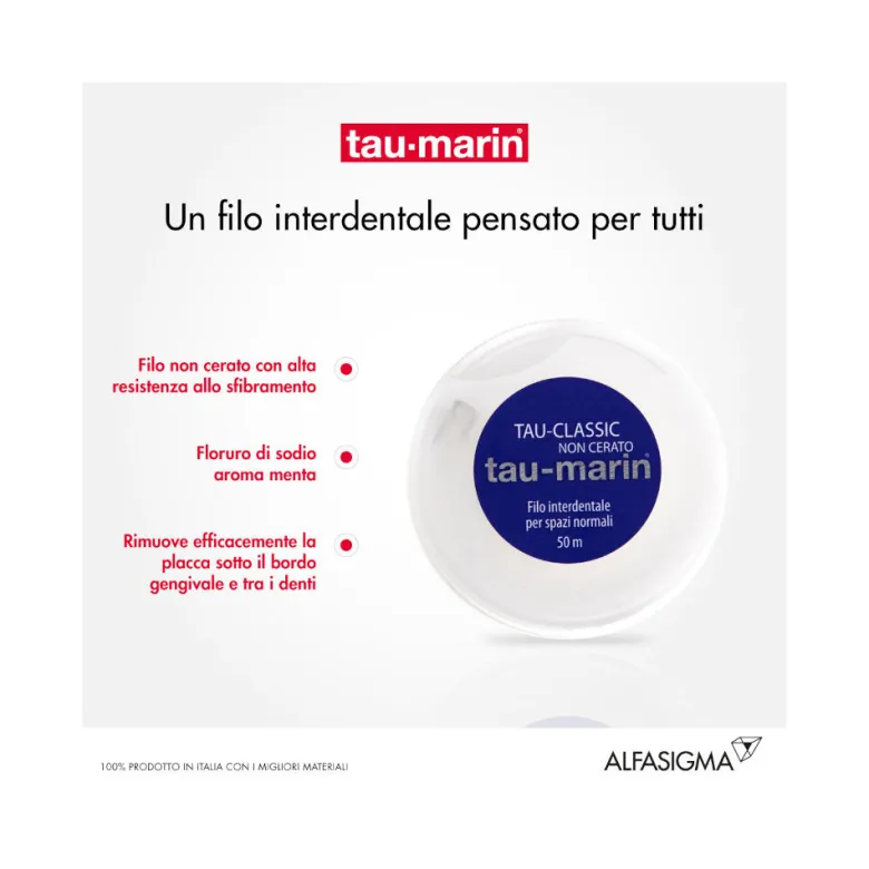 Tau-marin Filo interdentale tau-classic non cerato 50m