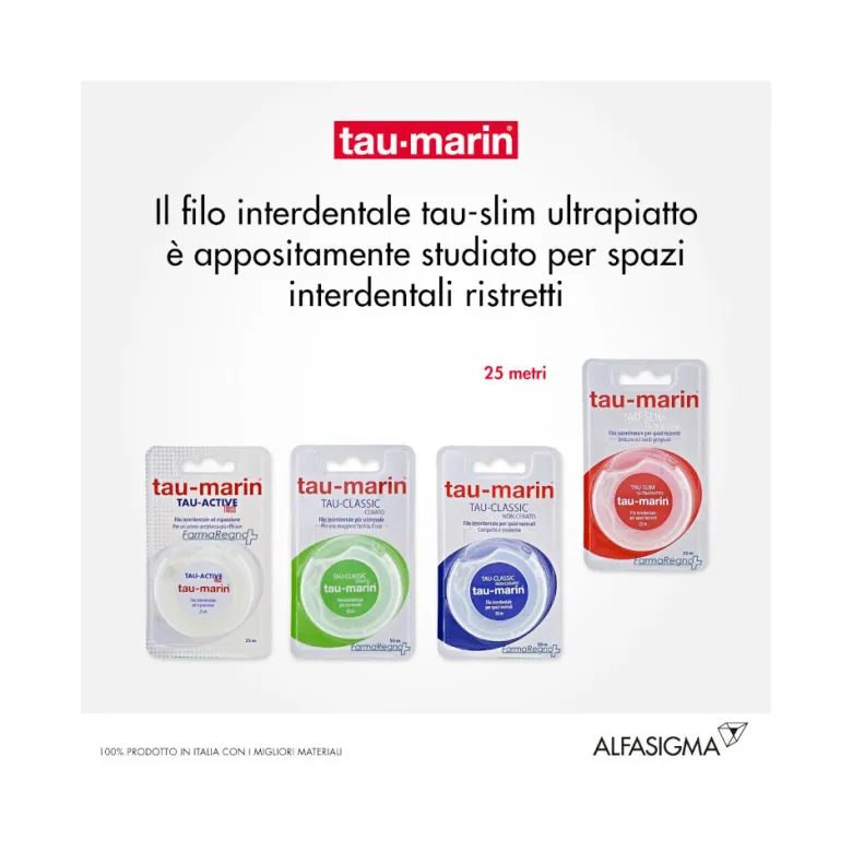 Tau-marin Filo interdentale tau-slim ultrapiatto 25mt
