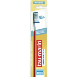Tau-Marin Ortodontico spazzolino per apparecchi fissi setole morbide 1 pezzo colori assortiti