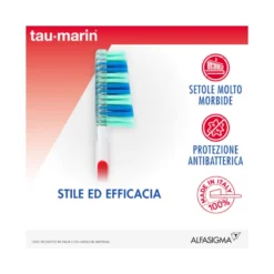 Tau-Marin Scalare 33 Testina Lunga spazzolino setole molto morbide 1 pezzo colori assortiti