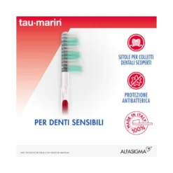 Tau-Marin Sensitive Gengive spazzolino setole ultra morbide per gengive sensibili 1 pezzo colori ass
