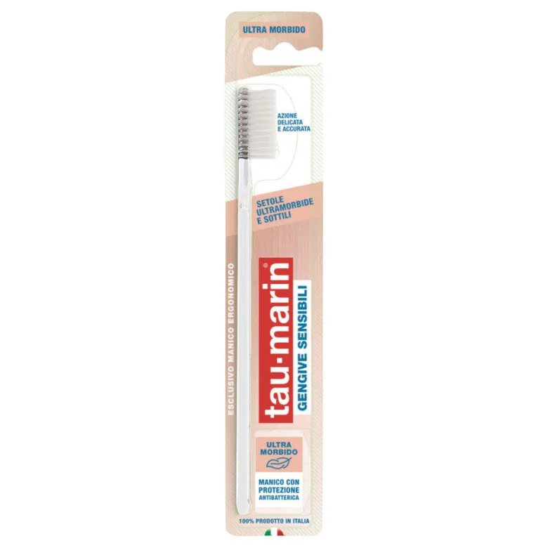 Tau-Marin Sensitive Gengive spazzolino setole ultra morbide per gengive sensibili 1 pezzo colori ass