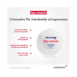 Tau-Marin Tau-Active Floss filo interdentale ad espansione 25m