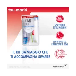 Tau-Marin Tau Kit Spazzolino e Dentifricio setole blu 20ml