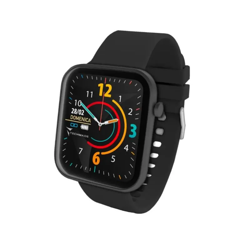 Techmade Have Smartwatch Con Frame In Alluminio 1,68 Full Black