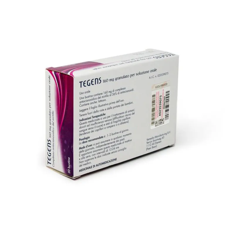 Tegens fragilità capillare 20 bustine soluzione orale granulato 160mg