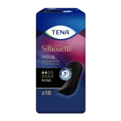 Tena Silhouette Noir Mini Assorbenti Per Perdite Urinarie 18 Pezzi Colore Nero