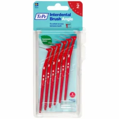 Tepe Angle Rosso Scovolino Angolato Per Pulizia Interdentale Misura Iso 2 Filo 0,5 Mm 6 Pezzi