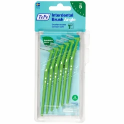 Tepe Angle Verde Scovolino Angolato Per Pulizia Interdentale Misura Iso 5 Filo 0,8 Mm 6 Pezzi