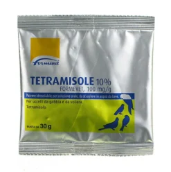 Tetramisole 10% formevet 100mg/g polvere per uccelli 30 g