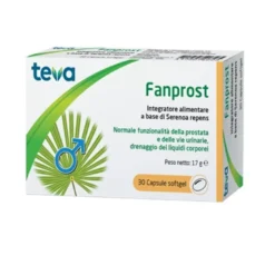 Teva Fanprost per la funzionalità della prostata e vie urinarie 30 Capsule softgel