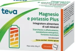 Teva Magnesio e Potassio per stanchezza e affaticamento 24 buste