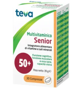 Teva Multivitaminico Senior 50+ vitamine e sali minerali 30 compresse