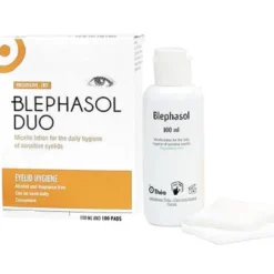 Thèa Blephasol Duo lozione micellare per l'igiene delle palpebre sensibili 100ml+100 garze