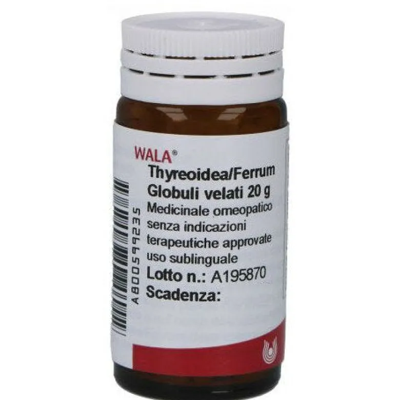 Thyreoidea Ferrum 20g globuli Wala Medicinale Omeopatico