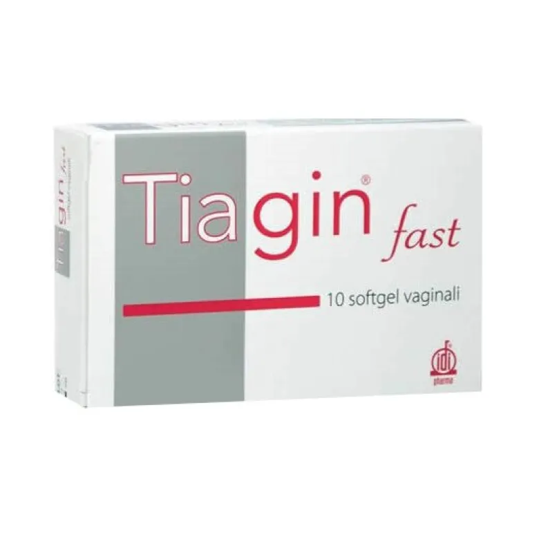 Tiagin Fast 10 Softgel Capsule Vaginali