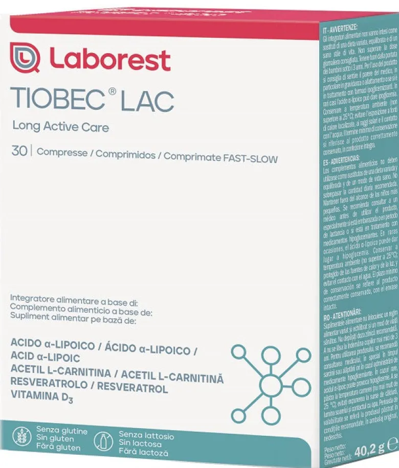 Tiobec Lac 30 Compresse