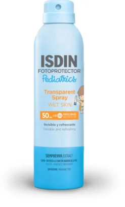 Transparent Spray Wet Skin Pediatrics Spf50 250 ml