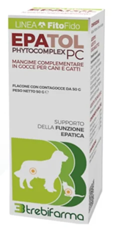Trebifarma epatol pc gocce 50 gr mangime complementare supporto della funzione epatica.
