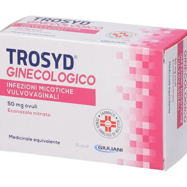 Trosyd Ginecol 50 mg Ovuli 15 Ovuli