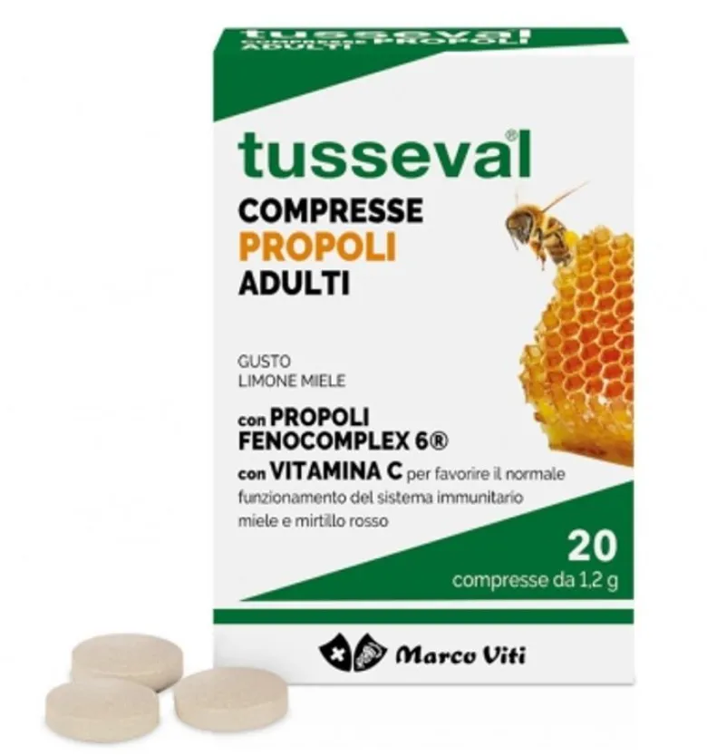 Tusseval Gola Adulti 24 Compresse Masticabili