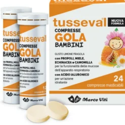Tusseval Gola Bambini 24 Compresse Masticabili