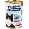 Unipro Gatto Prelibato Macinato con Pesce Bianco e Gamberetti 400g