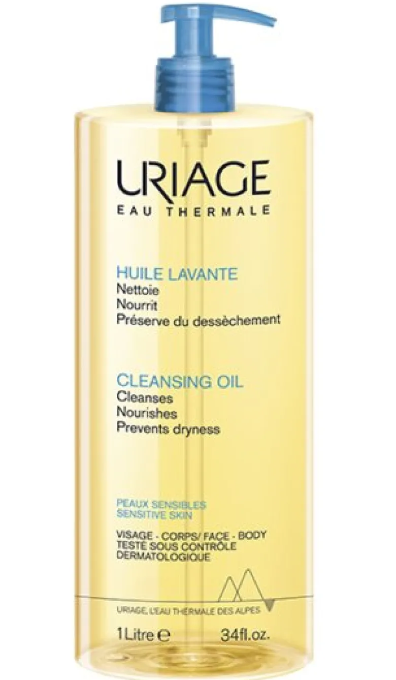 Uriage Olio Lavante 1 Litro - Detergente Idratante Viso Corpo