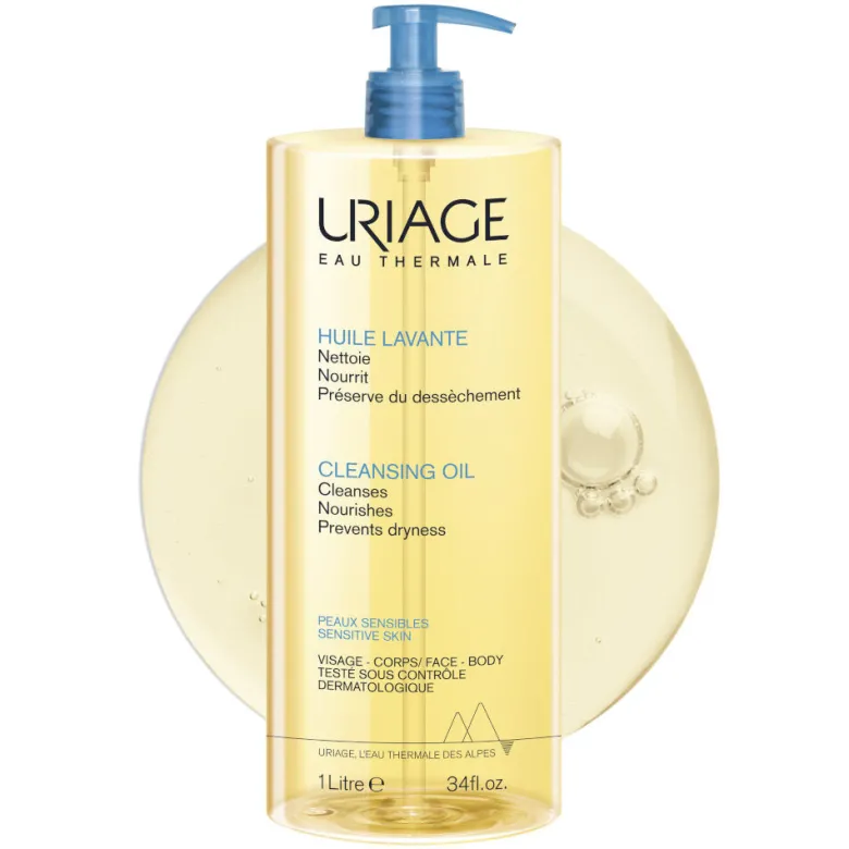 Uriage Olio Lavante 1 Litro - Detergente Idratante Viso Corpo