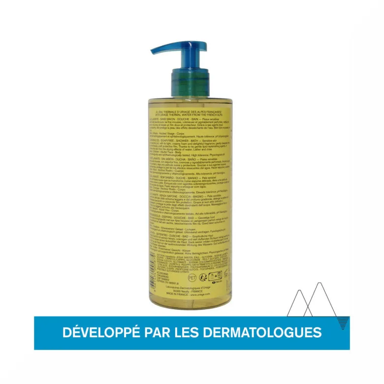 Uriage Olio Lavante 1 Litro - Detergente Idratante Viso Corpo
