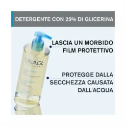 Uriage Olio Lavante 1 Litro - Detergente Idratante Viso Corpo