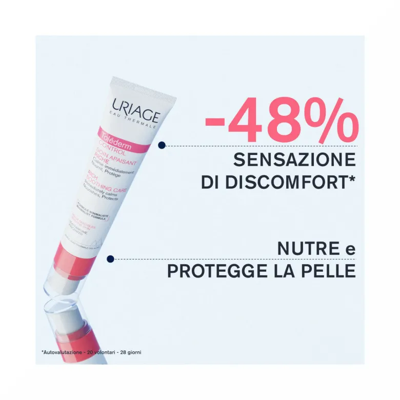 Uriage Toléderm Control Crema Lenitiva Ricca 40ml