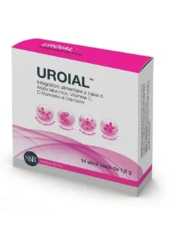 Uroial integratore alimentare drenante e per la prevenzione della cistite 14 bustine