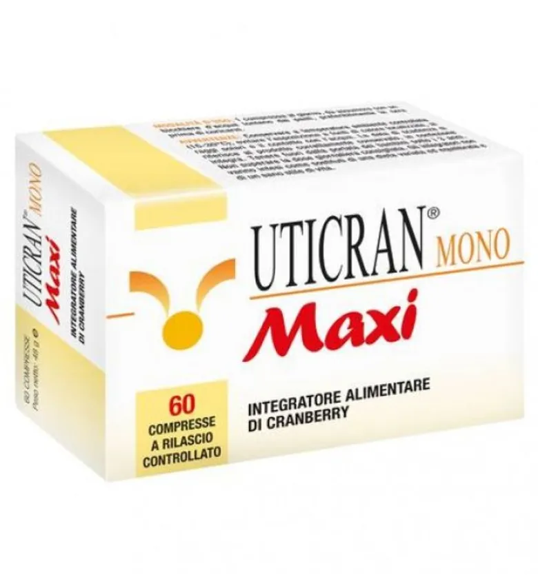 Uticran Mono maxi integratore di Cranberry 60 compresse