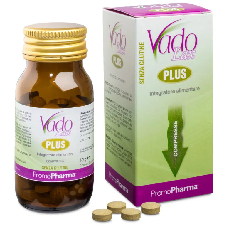 Vado Lax Plus utile per il benessere intestinale 100 compresse
