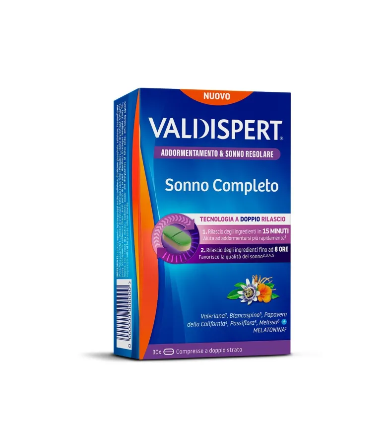 Valdispert Sonno Completo 30 Compresse Doppio Strato