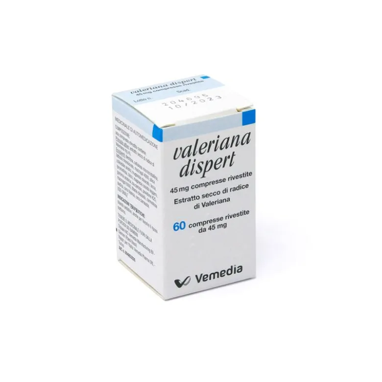 Valeriana Dispert Ipnotico e Sedativo 60 compresse rivestite 45mg