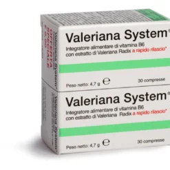 Valeriana System a rapido rilascio per favorire il sonno 60 compresse