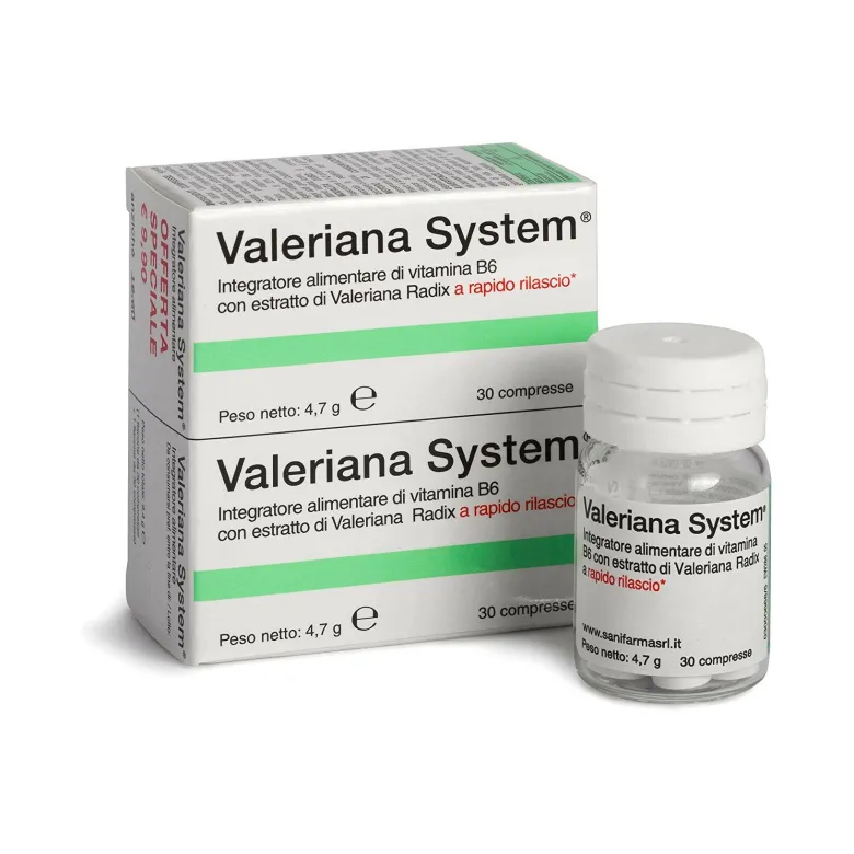 Valeriana System a rapido rilascio per favorire il sonno 60 compresse