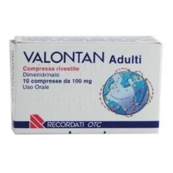 Valontan Adulti 100mg medicinale antiemetico e antinausea 10 compresse rivestite