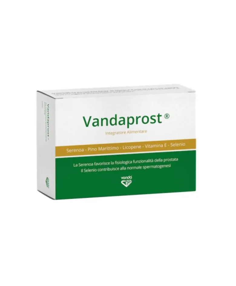 Vandaprost integratore alimentare utile per il benessere della prostata 24 capsule