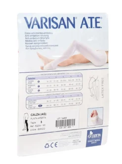 Varisan A.T.E. Calza anti-trombo-embolica punta aperta Taglia 5 Bianco