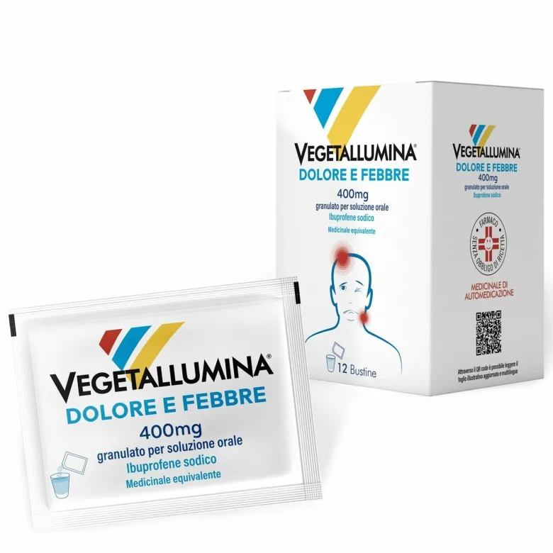 Vegetallumina Dolore e Febbre 400mg 12 bustine